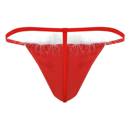 Christmas Velvet Sissy Thong - Sissy Panty Shop