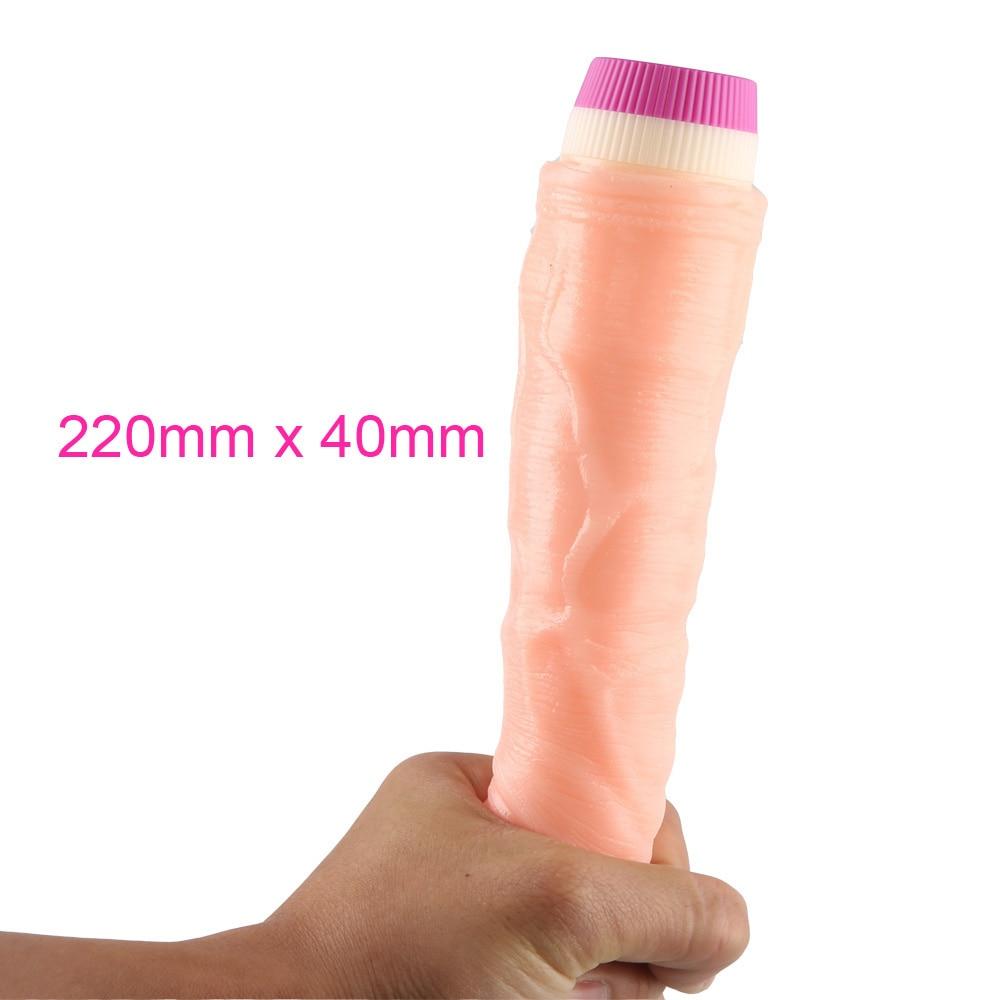 Realistic Big Penis Dildo - Sissy Panty Shop