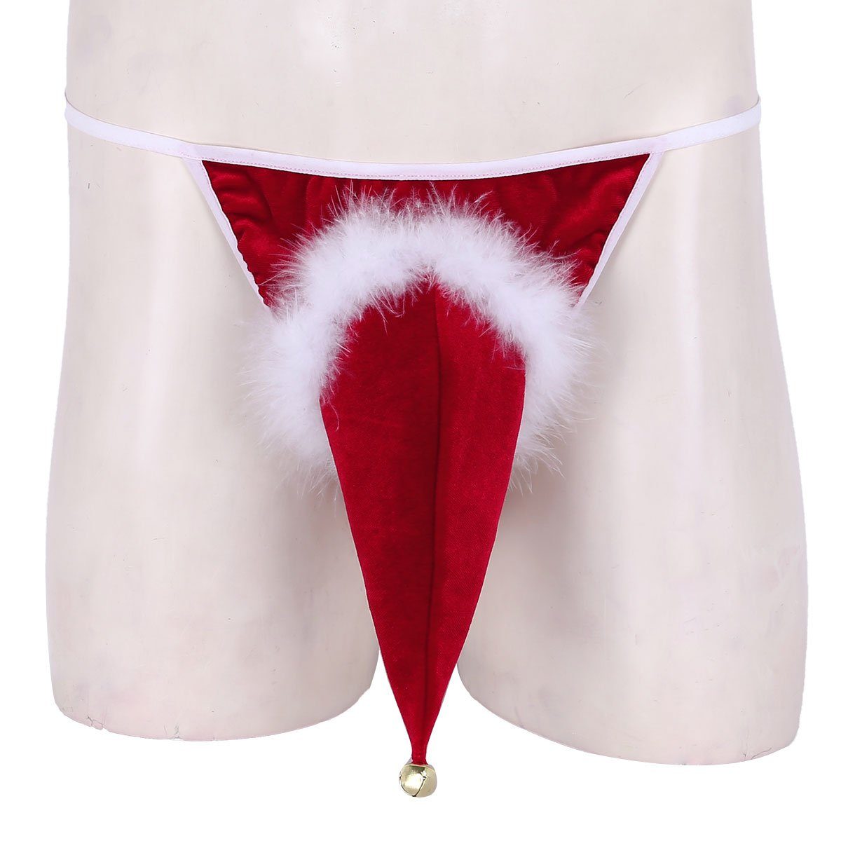 Santa Hat Christmas Thong - Sissy Panty Shop