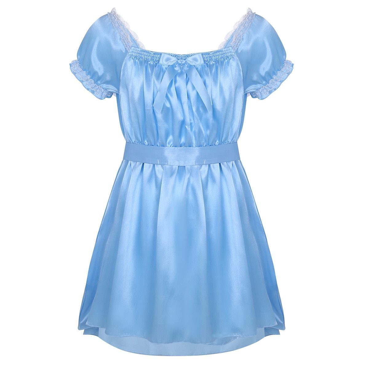 "Sissy Katy" Satin Babydoll Dress - Sissy Panty Shop