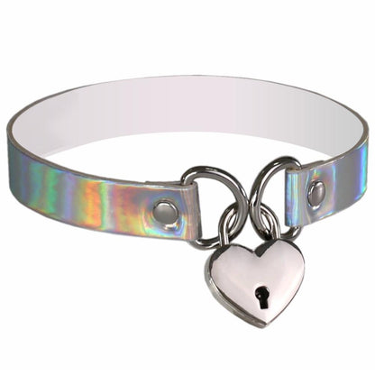 Heart & Key Sissy Locker Choker - Sissy Panty Shop