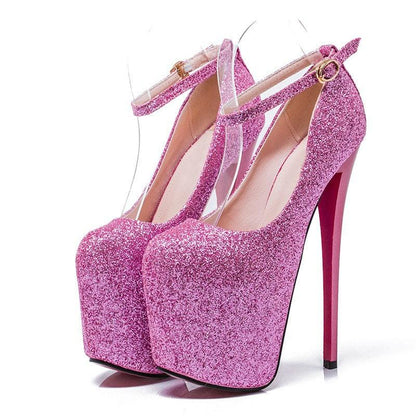 Sissy Princess Pink Sparkle Stilettos - Sissy Panty Shop