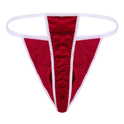 Santa Hat Christmas Thong - Sissy Panty Shop