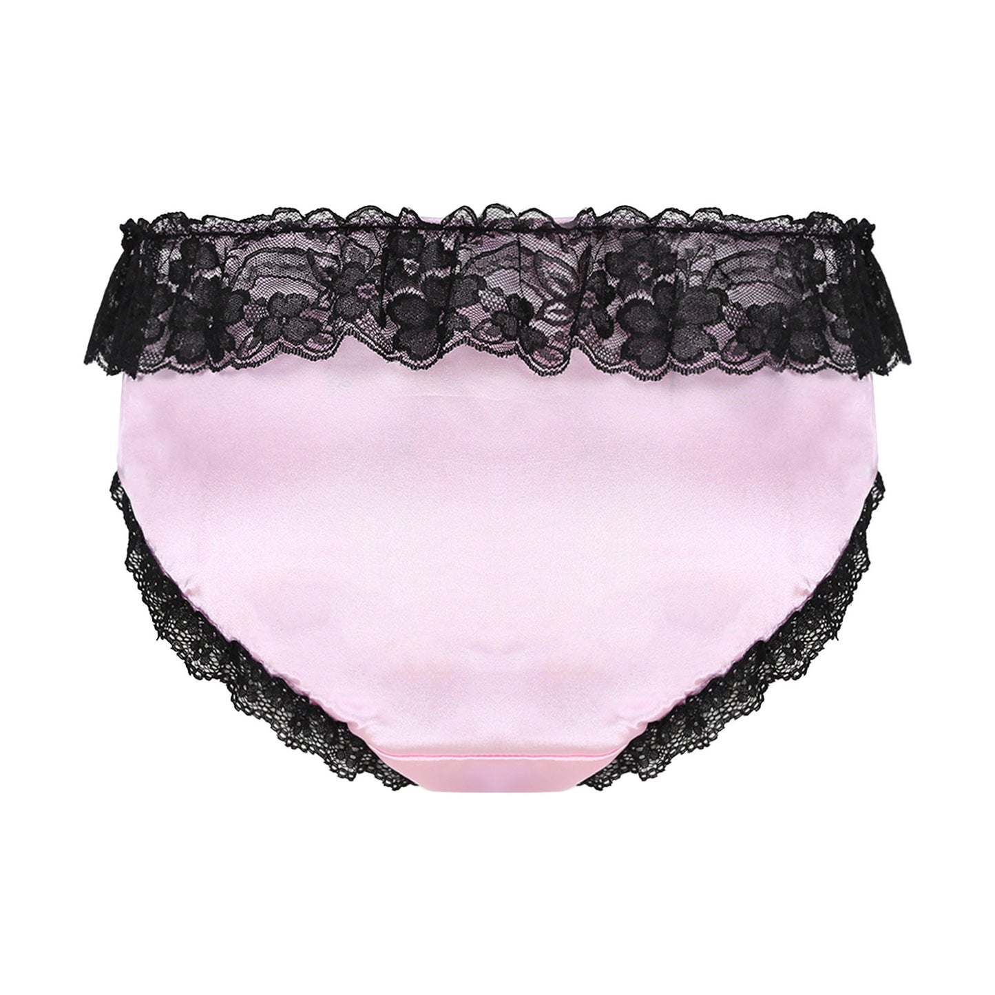 Ruffle Lace Satin Panties - Sissy Panty Shop