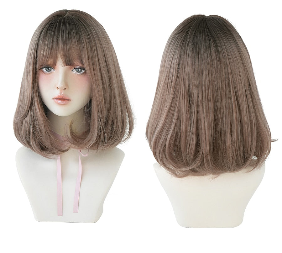 Short Straight Wig With Bangs - Sissy Panty Shop