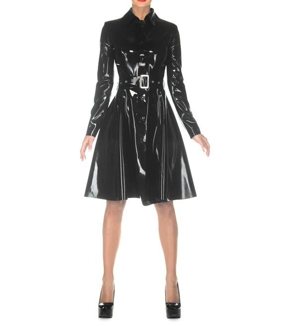 Latex Trench Coat - Sissy Panty Shop