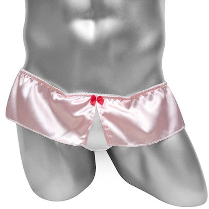 Satin Skirted Mens Thong - Sissy Panty Shop