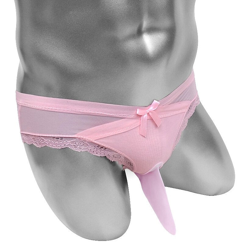 Sheer Thin Mens Penis Sheath Pouch Briefs - Sissy Panty Shop