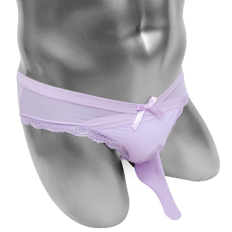 Sheer Thin Mens Penis Sheath Pouch Briefs - Sissy Panty Shop