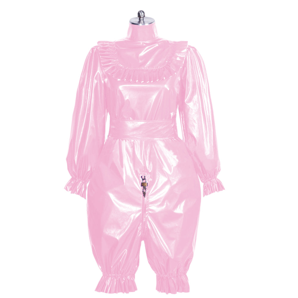 Lockable Slutty Sissy Blouse & Bloomers Set - Sissy Panty Shop