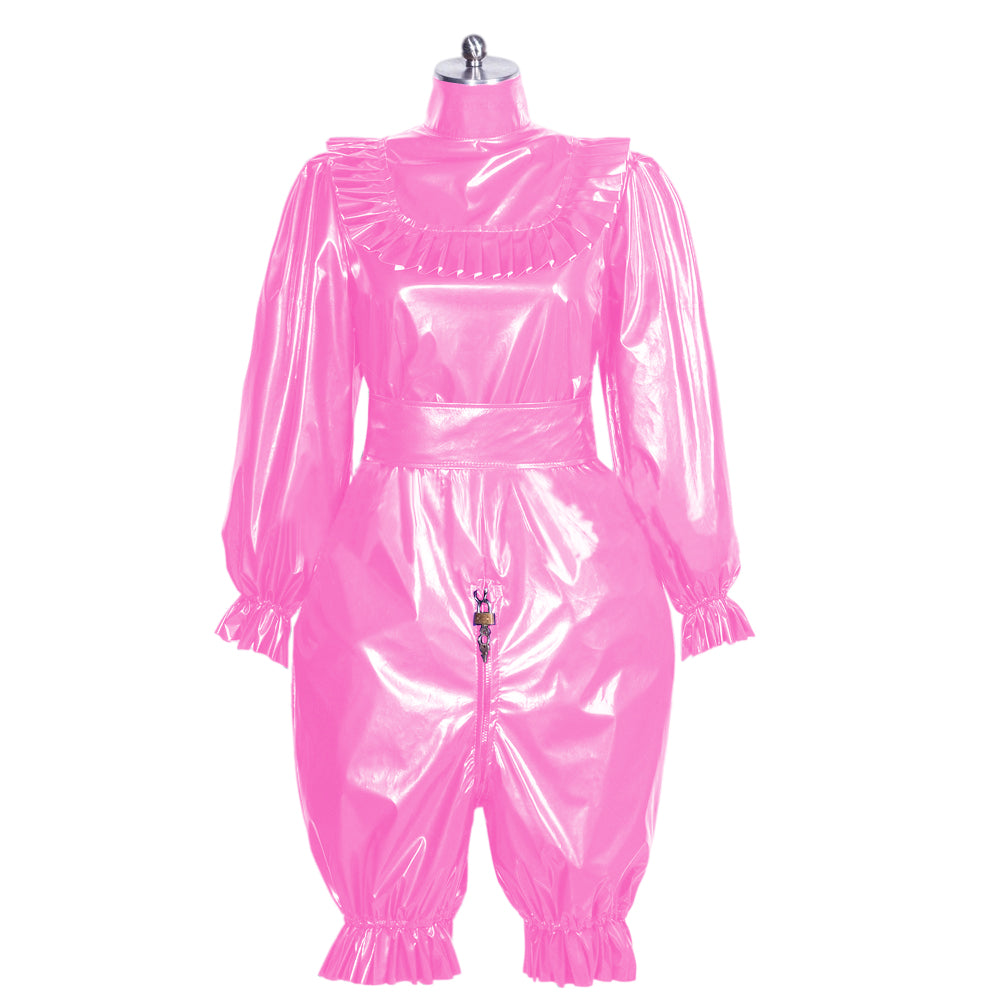 Lockable Slutty Sissy Blouse & Bloomers Set - Sissy Panty Shop