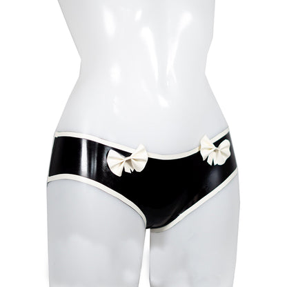 Cute Latex Sissy Bowknot Panties - Sissy Panty Shop