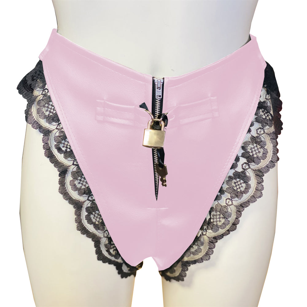 Super Slutty Lockable High Waist Sissy Panties - Sissy Panty Shop