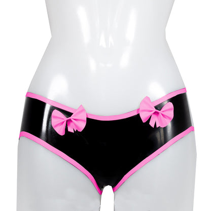 Cute Latex Sissy Bowknot Panties - Sissy Panty Shop