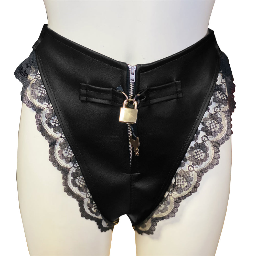 Super Slutty Lockable High Waist Sissy Panties - Sissy Panty Shop