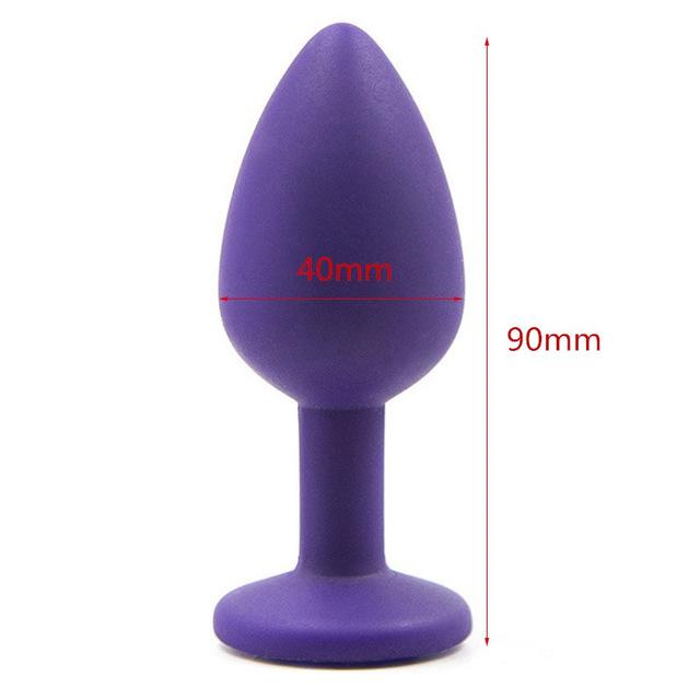 Colorful Silicone Butt Plug - Sissy Panty Shop