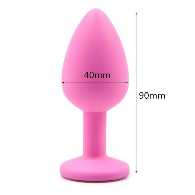 Colorful Silicone Butt Plug - Sissy Panty Shop