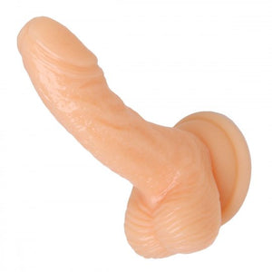 Sissy Trainer Silicone 4 Inch Realistic Suction Cup Mini Dildo