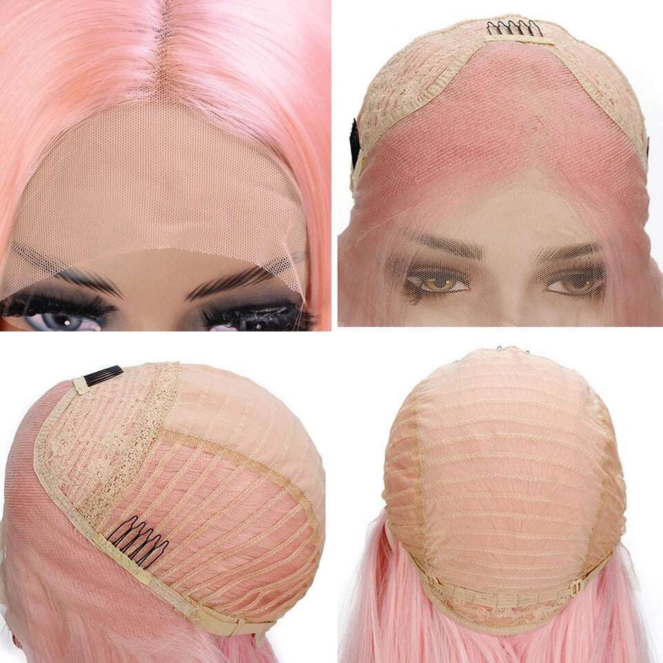 Sweet Sissy Long Pink Wig - Sissy Panty Shop