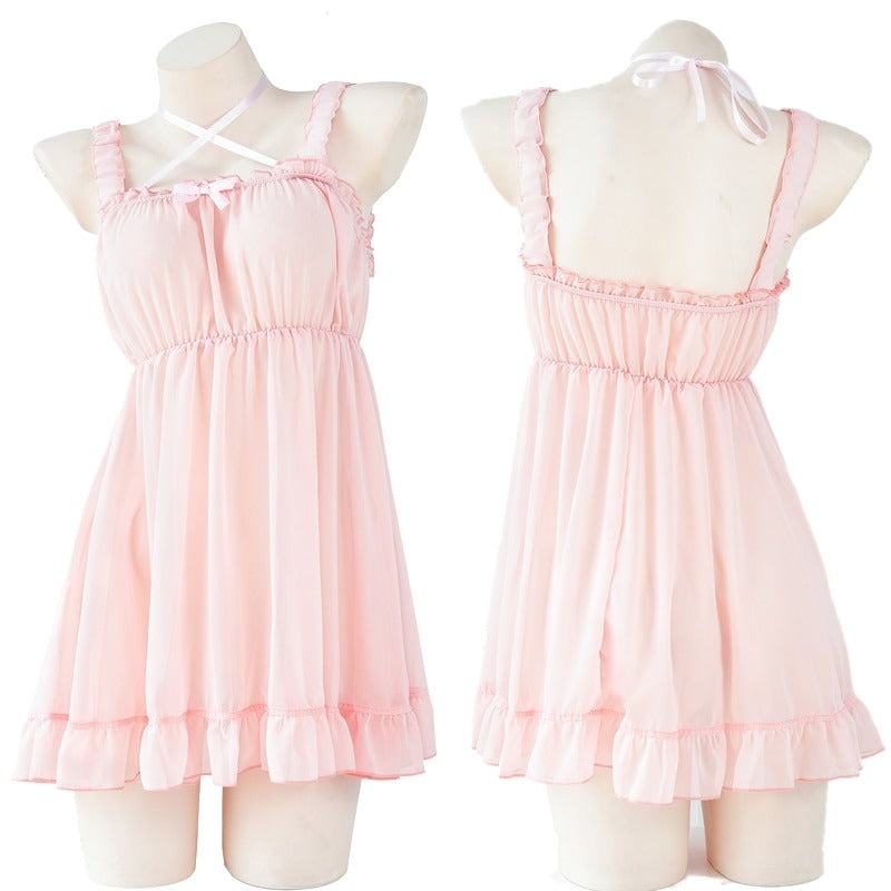 Sissy Veronica Pink Night Dress - Sissy Panty Shop