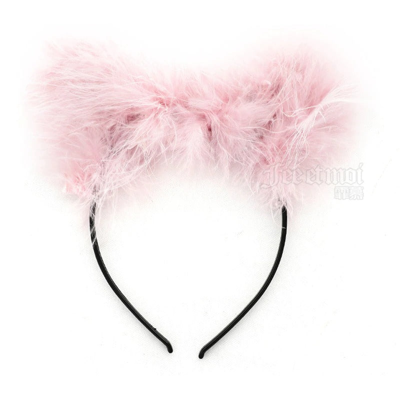 Pink Furry Bikini Lingerie Set - Sissy Panty Shop