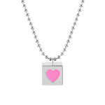 Sweet Pink Sissy Heart Love Necklace - Sissy Panty Shop