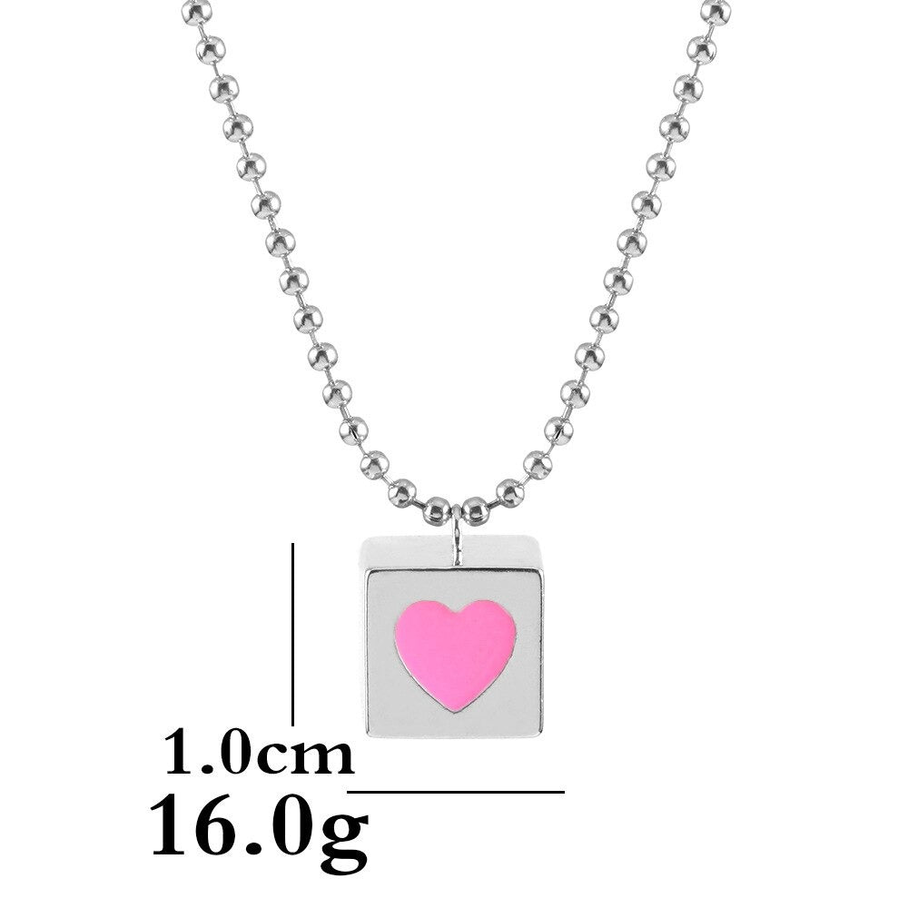 Sweet Pink Sissy Heart Love Necklace - Sissy Panty Shop