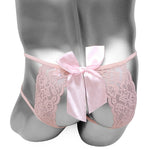 Open Butt Bow Crotchless Sissy Panties - Sissy Panty Shop