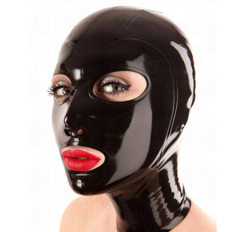 Latex Hooded Rubber Mask - Sissy Panty Shop