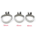 Stainless Steel Chastity Cage Ring R5 - Sissy Panty Shop
