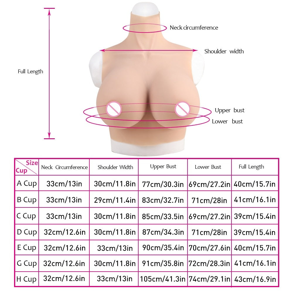 "Tranny Olivia" Breast Forms - Sissy Panty Shop