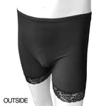 Double Layer Sissy Boxer Shorts With Penis Sheath Pouch - Sissy Panty Shop