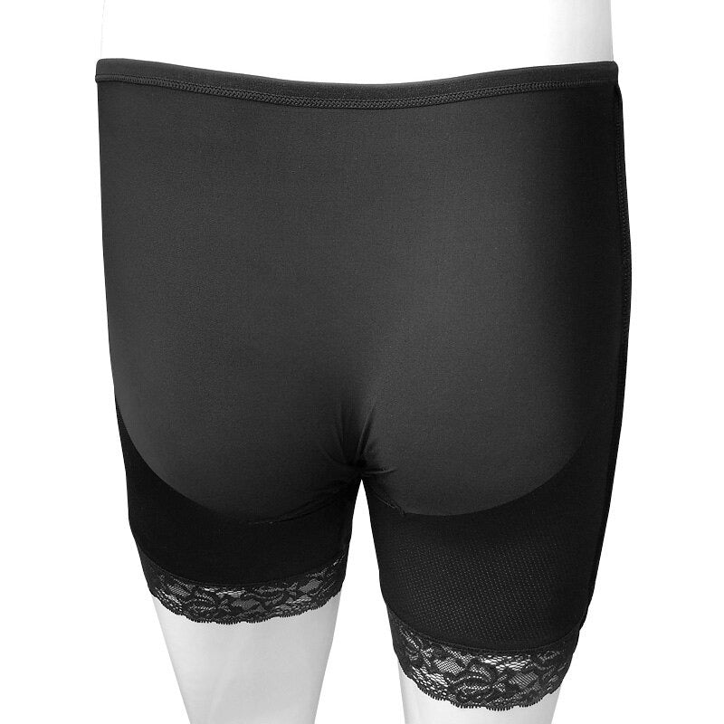 Double Layer Sissy Boxer Shorts With Penis Sheath Pouch - Sissy Panty Shop