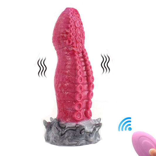 Rough Monster Dildo Vibrator With Remote - Sissy Panty Shop