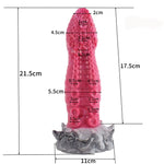 Rough Monster Dildo Vibrator With Remote - Sissy Panty Shop