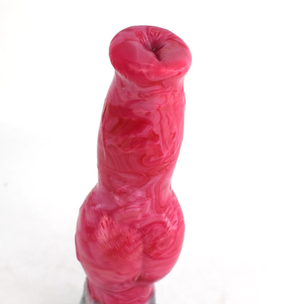 Long Dog Silicone Penis Dildo With Suction Cup - Sissy Panty Shop