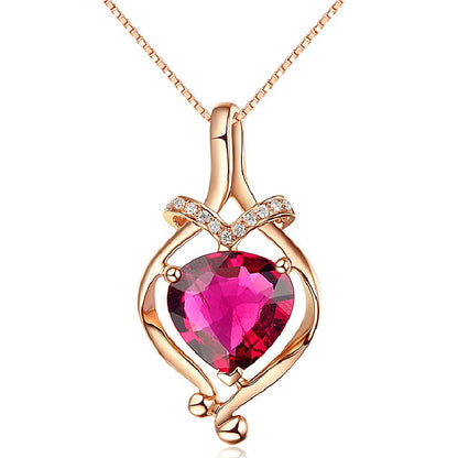 Sissy Forever Pink Heart Necklace - Sissy Panty Shop