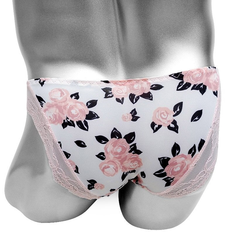 Floral Lace Sissy Pouch Panties - Sissy Panty Shop