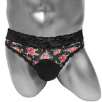 Floral Lace Sissy Pouch Panties - Sissy Panty Shop