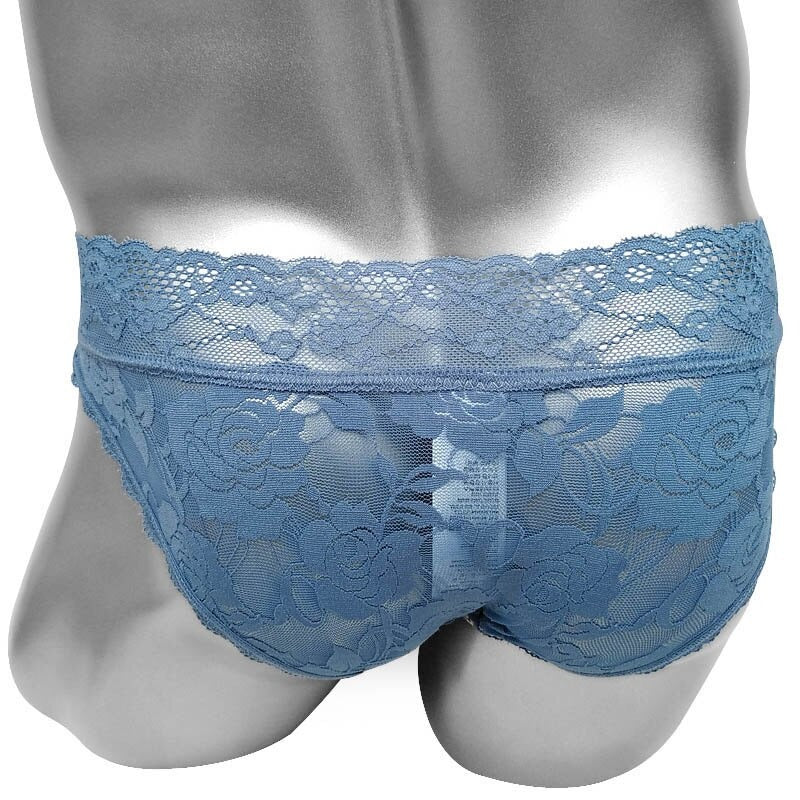 See Through Butt Lace Sissy Panties with Penis Sheath - Sissy Panty Shop