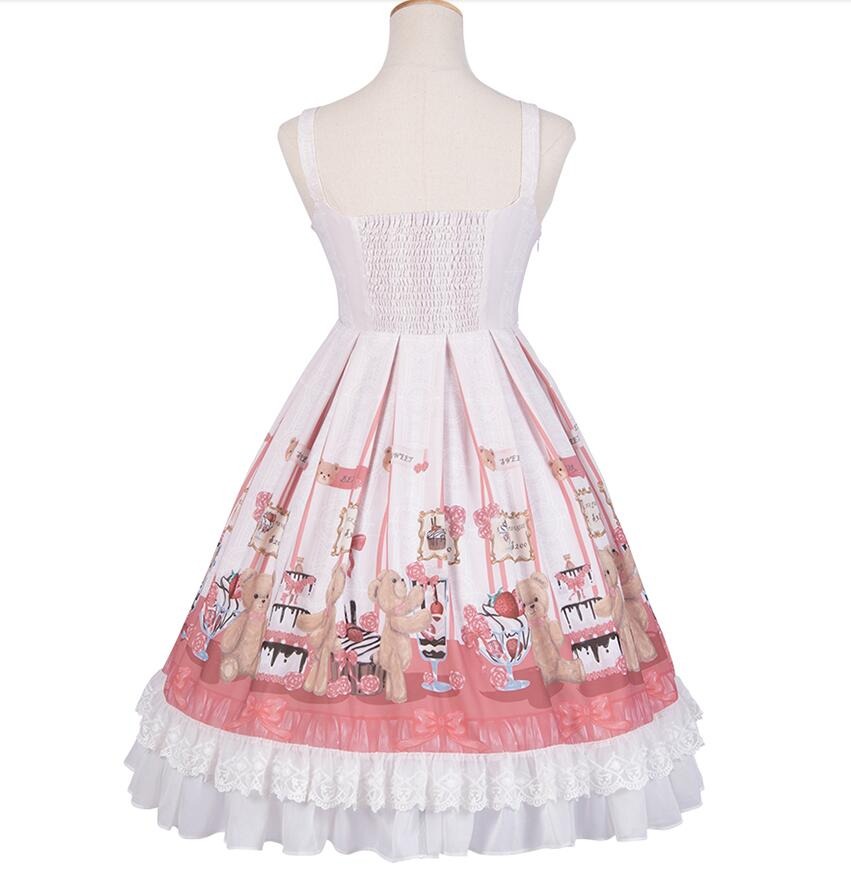 "Sissy Mimi" Cute Bear Dessert Dress - Sissy Panty Shop