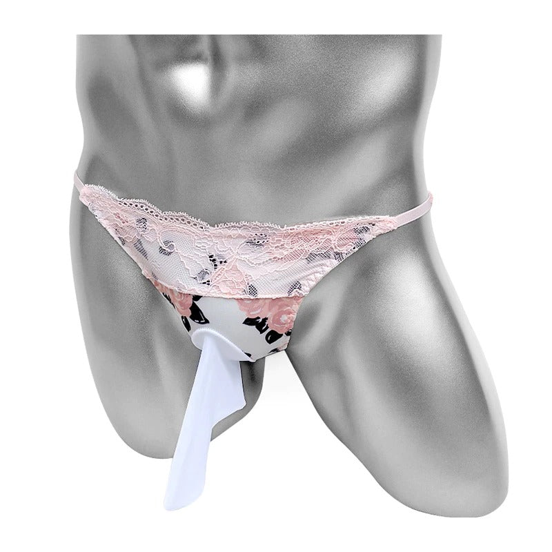 Floral Fashion Sissy Pouch Panties - Sissy Panty Shop