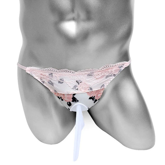 Floral Fashion Sissy Pouch Panties - Sissy Panty Shop