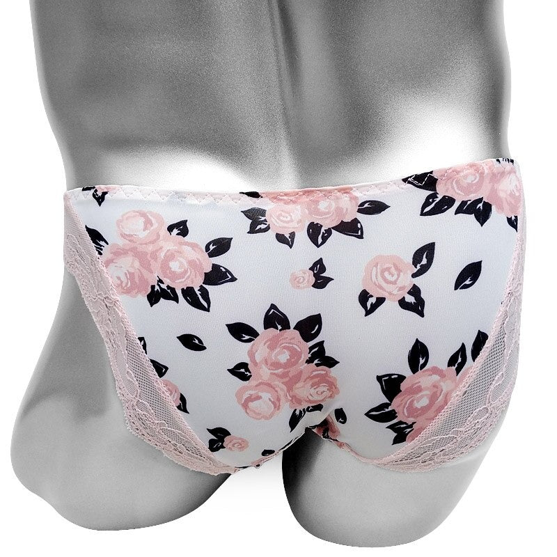 Floral Fashion Sissy Pouch Panties - Sissy Panty Shop