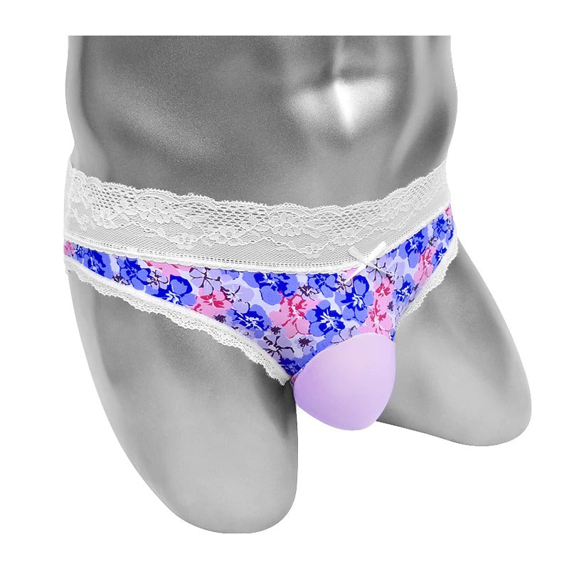 Sissy Floral Pouch Panties - Sissy Panty Shop