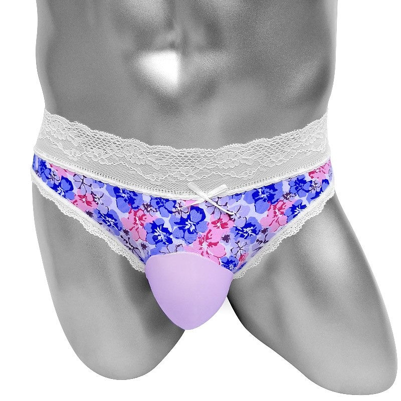 Sissy Floral Pouch Panties - Sissy Panty Shop