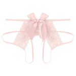 Sissy Lola Bowknot Crotchless Panty - Sissy Panty Shop