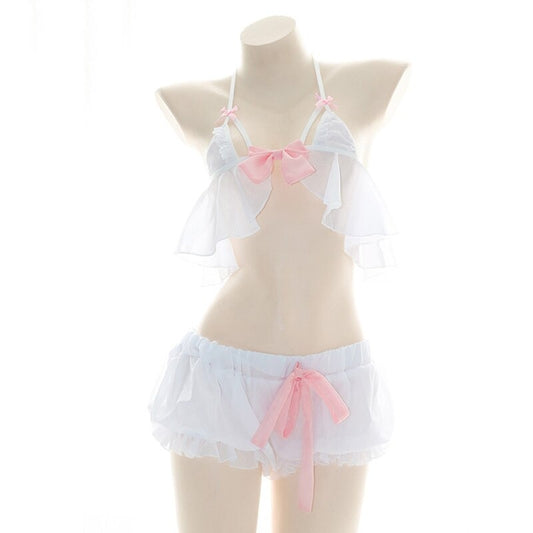 Sweet Sissy Bow Lingerie Set - Sissy Panty Shop