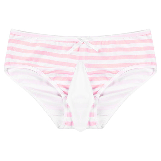 Striped Sissy Pouch Panties - Sissy Panty Shop