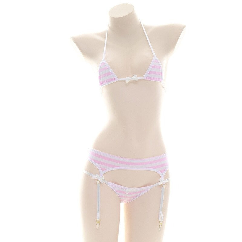 Lolita Cutie Garter Lingerie Set - Sissy Panty Shop